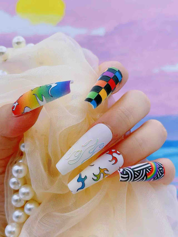 Rainbow Checkered-MM