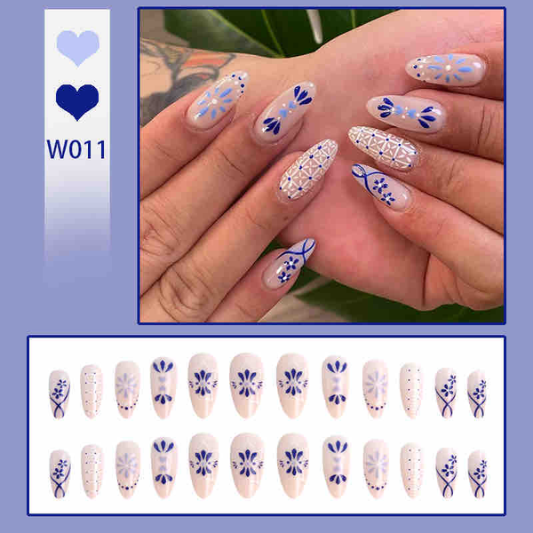 Blue and White Patterns-MM